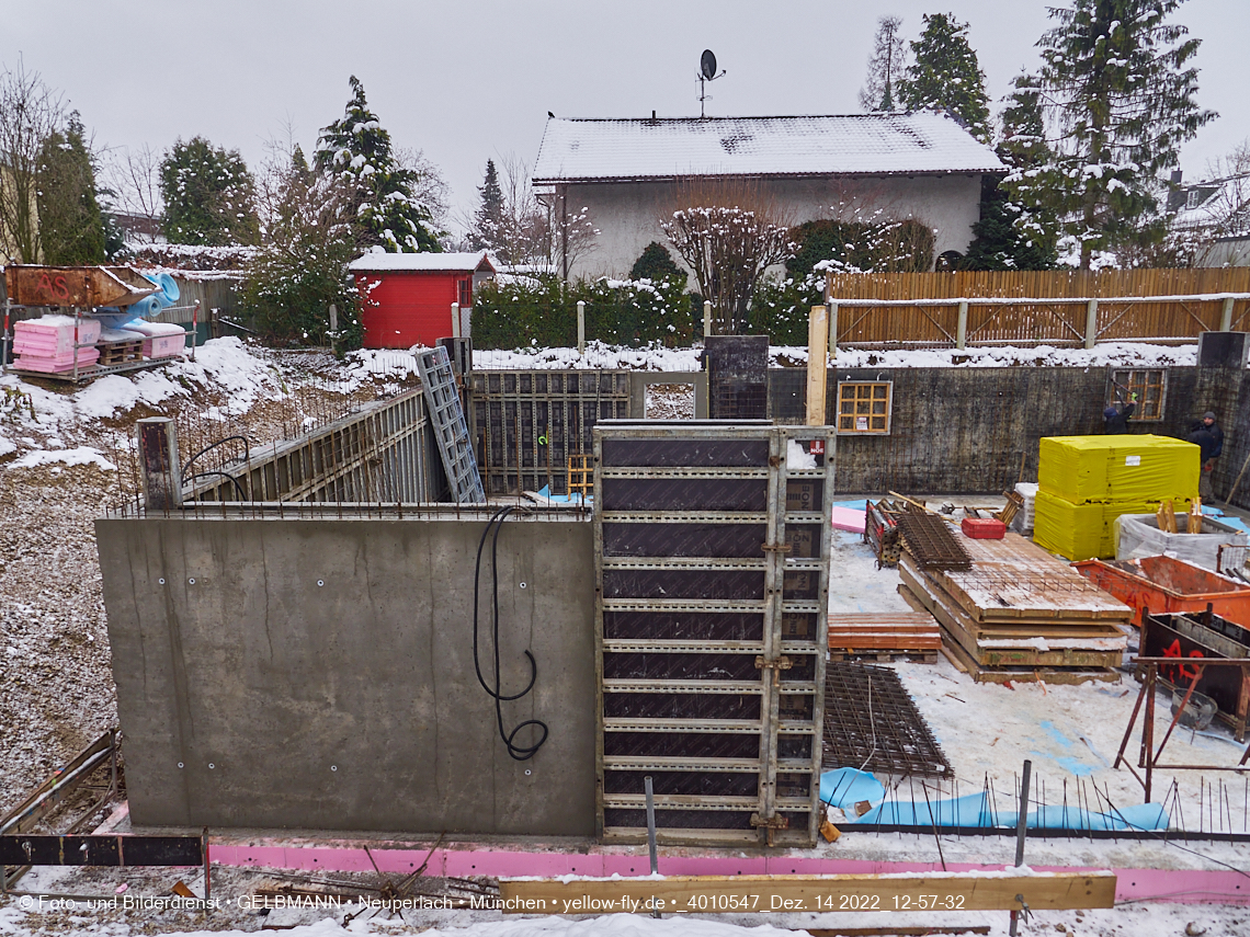 14.12.2022 - Neubau eines Mehrfamilienhause in der Niederalmstraße 16 in Neuperlach-Trudering